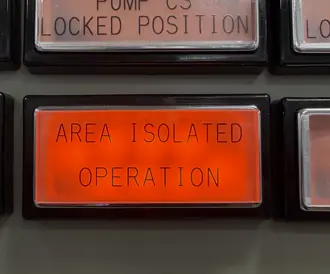 Rautt Ljós Area Isolated