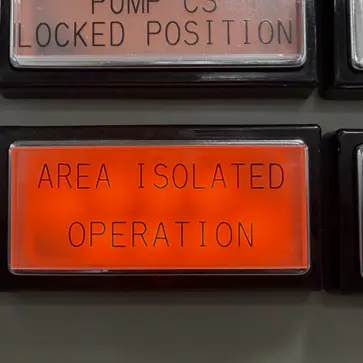 Rautt Ljós Area Isolated